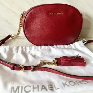 MICHAEL Michael Kors Medium Ginny Messenger Bag Tassel DUST BAG